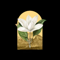 Floral Landscape Magnolia wallpaper