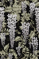 Wisteria white black tapety