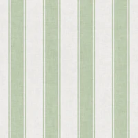 Ticking Stripe - Pale Green wallpaper