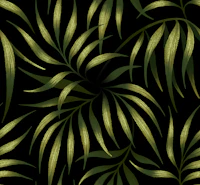 Palm Leaves - Camo Green tapet