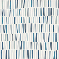 Modern Irregular Stripes - blue wallpaper