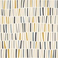 Modern Irregular Stripes - mustard grey wallpaper