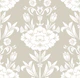 Ivory peony flowers on taupe