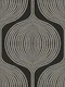 boho dots ogee - black