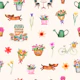 French Flower Market Creme