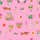 French Flower Market Pink