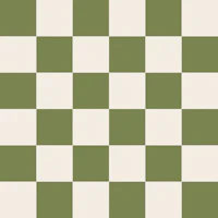 Olive Green Ivory Checkerboard Squares wallpaper