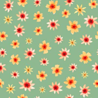 Green Flower Petals wallpaper