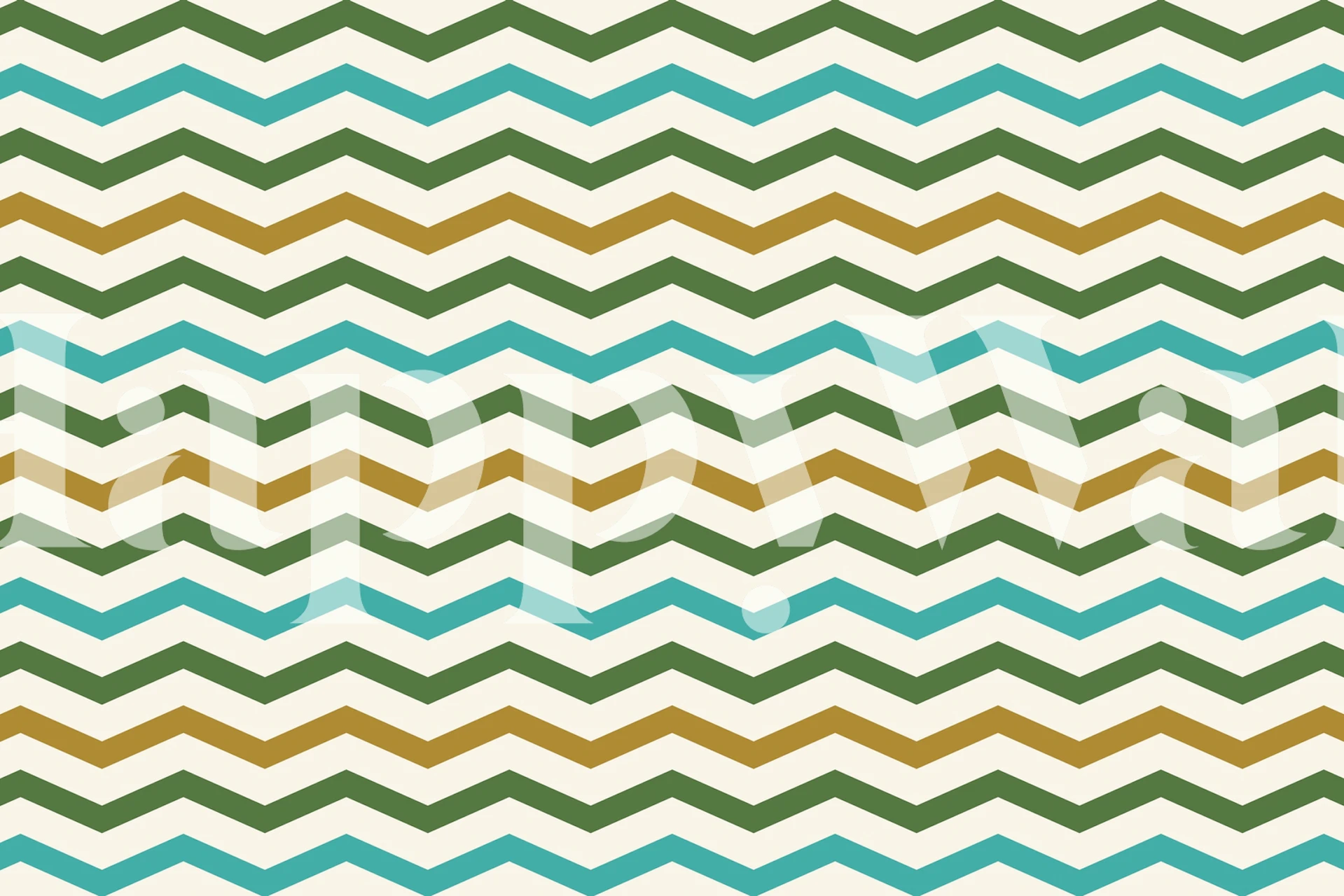 Angel waves wallpaper in a room setting