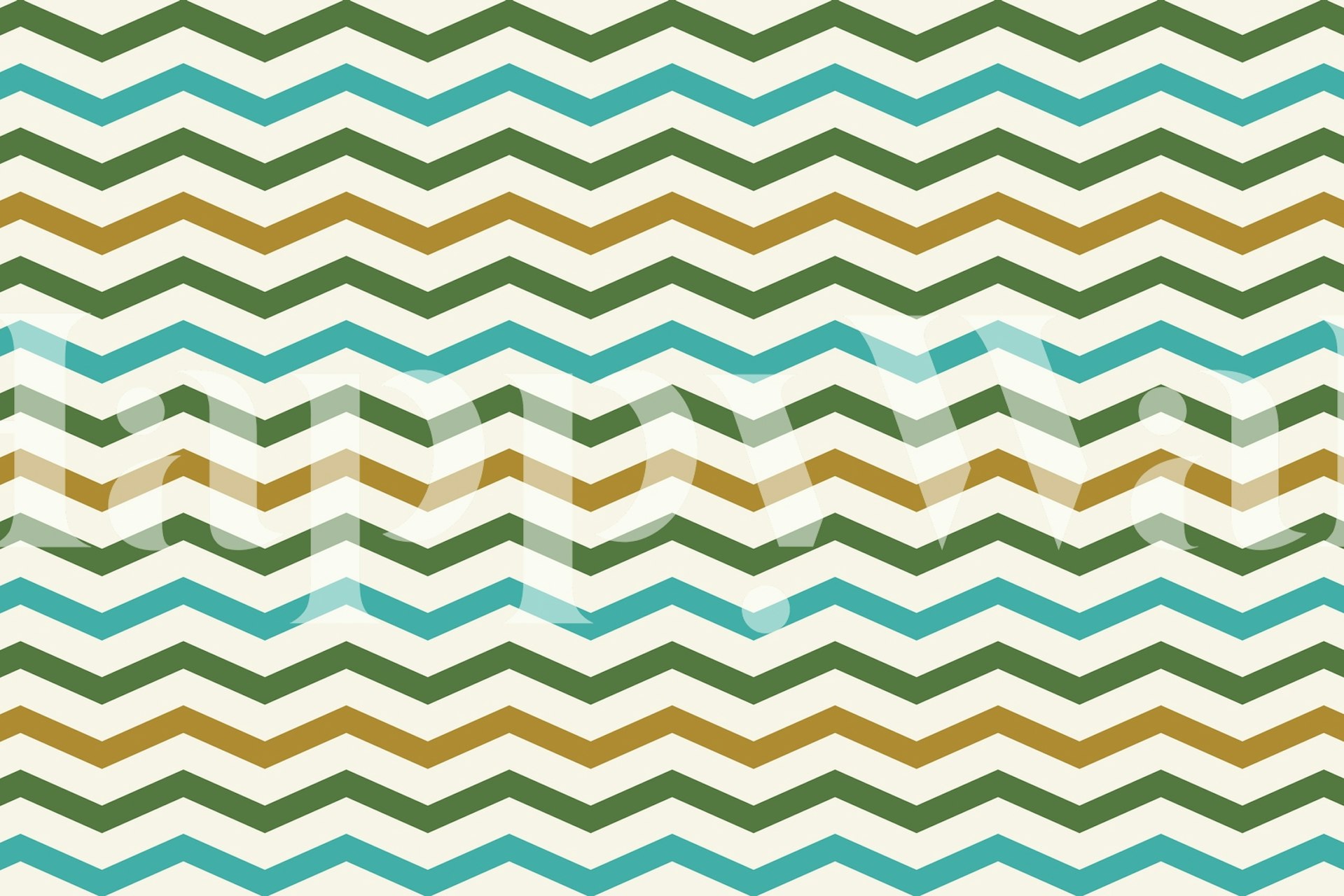 Angel waves wallpaper in a room setting