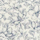 French Floral Magnolia Toile French Blue