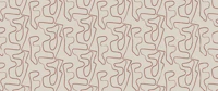 Abstract Lines Terracotta Handmade tapeta