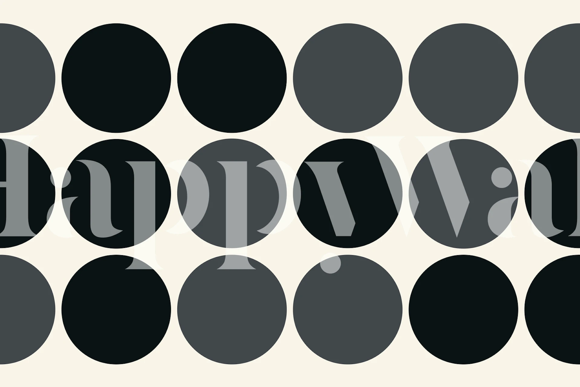 Papel tapiz Dark Ludo mostrado en una habitación