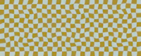 Mustard Yellow Wavy Checkerboard tapeet