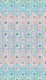 Cool Bright Blue Kaleidoscope Mosaic