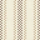 Ticking Checker Stripes - Chocolate & Beige