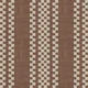 Ticking Checker Stripes - Chocolate Canvas