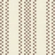Ticking Checker Stripes - Chocolate