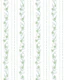 Ivory striped blossoms Green