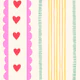 Playful Hearts and Stripes - Small Scale