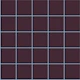 Happy Grid Burgundy
