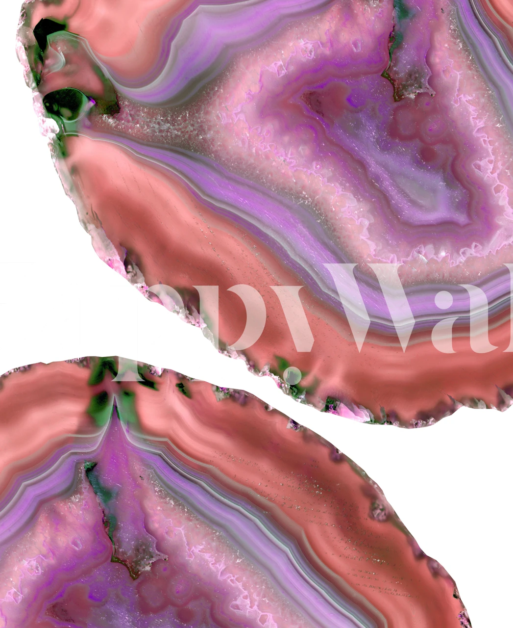 Agate Boho Chic 7 wallpaper displayed in a room