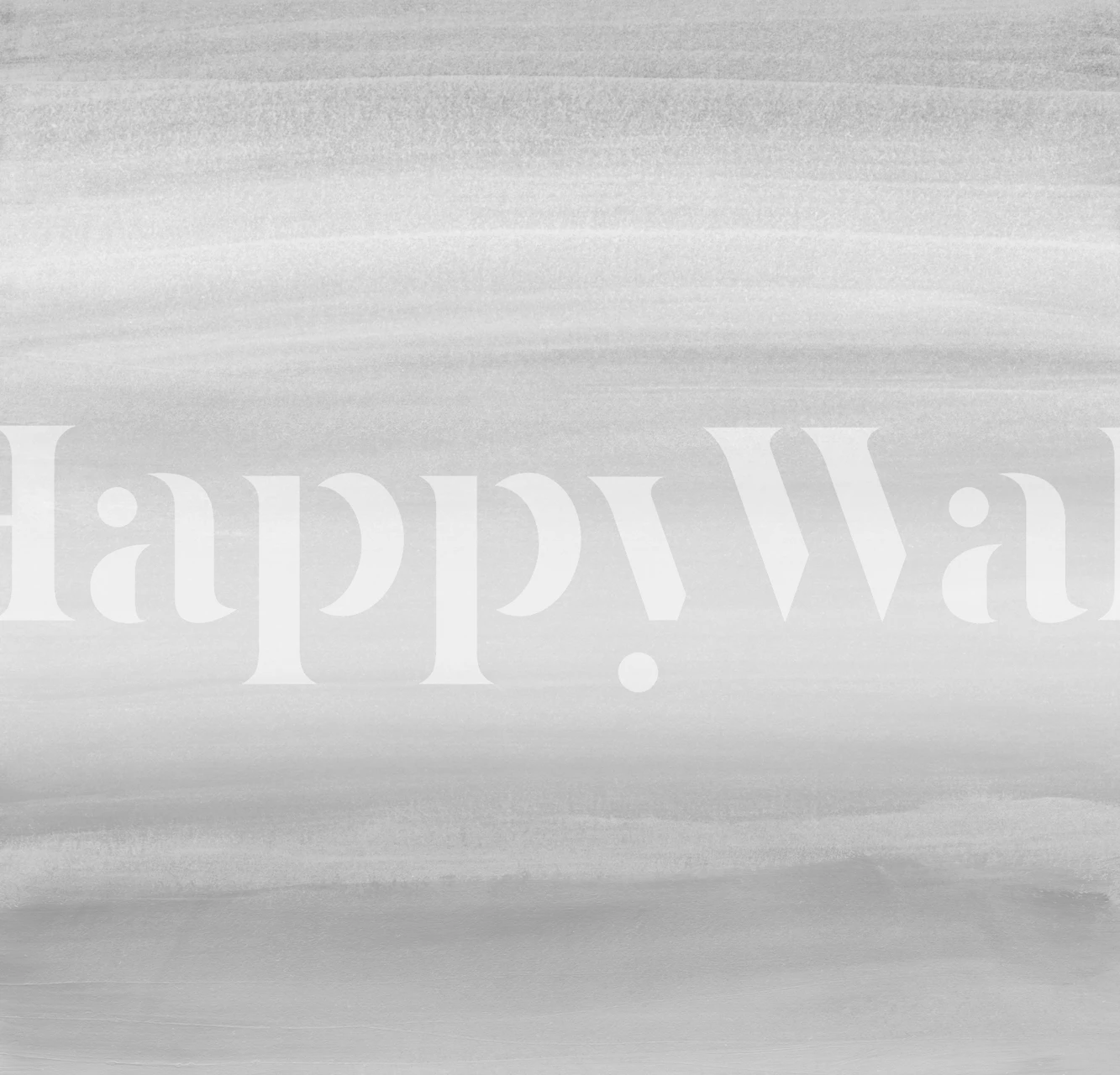 Gray and white wallpaper displayed in a room