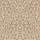 Taupe abstract brushstroke curls on beige