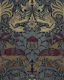 Peacock & Dragon Morris Tapestry in Gold Onyx