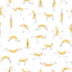 Banana Yoga White Background