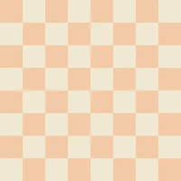 Baby Peach Cream checkers S wallpaper
