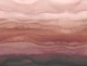 Ombre watercolour mountains Terracotta Pink