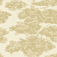 Tree Canopy - Yellowish Brown and Cream tapetit