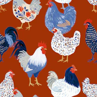 Funk chickens tapet