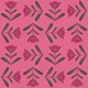 Cute Floral Squares - Purple