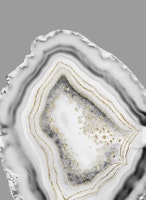 White Agate Gold Foil Glam 3 ταπετσαρία