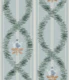 Dusty Blue Ikat Stripe Motif
