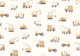 Ivory construction trucks kids room