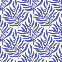 Blue Olives Branches Horizontal tapeet