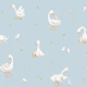 Powder blue geese and goslings Medium
