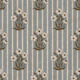 Dusty blue daisy bouquets on stripes