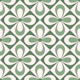 Checkerboard Flowers - Green