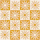 Sunshine Checkers - Sunset Yellow