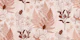Alpine Botanical Silhouettes - Rusty Red