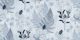 Alpine Botanical Silhouettes - Blue