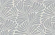 hand drawn abstract leaves - grey blue