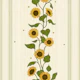 Sunflower and Bees Stripes - Version 3