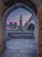 Lavender sky Westminster bridge archway