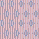 Dusty Blue & Blush Textured Lattice Stripe
