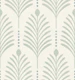 rt deco vertical leaves - soft green small